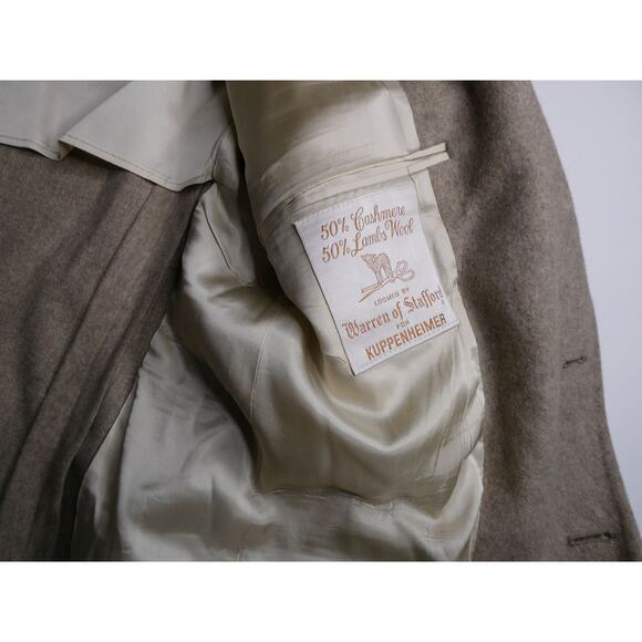 KUPPENHEIMER cashmere sport coat, camel color, 44L - Picture 4 of 4